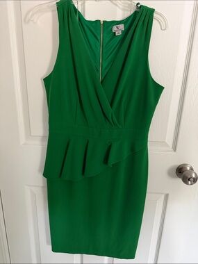 Worthington Emerald Green Peplum Dress